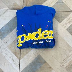 TC Blue Sp5der Hoodie