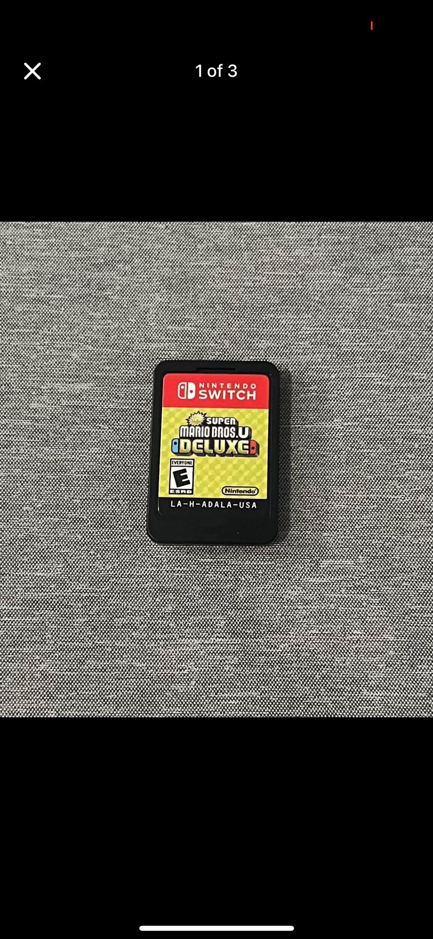 Nintendo Switch Game: Super Mario.U Deluxe