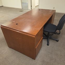 Solid Wood Office Desk