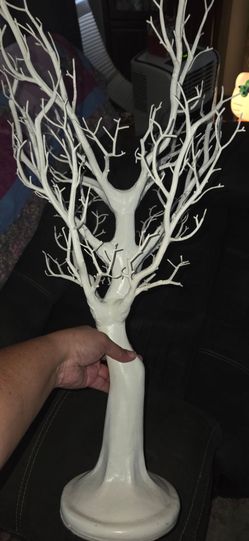 White Decorative Branch Tree Centerpiece