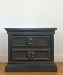 Vintage Solid Wood Bedside Tables