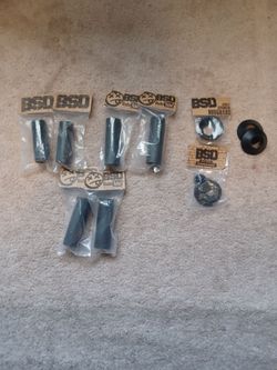 Brand New BSD BMX pegs,  sleeves, and hub guards