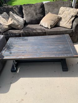 Coffee table and matching end tables