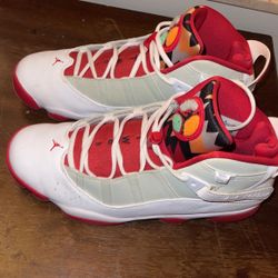 Jordan 6 rings size 11 worn twice