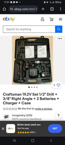 Craftsmen Torque Drill Set