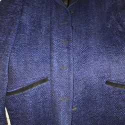 Dark blue women’s blazer petite size 12