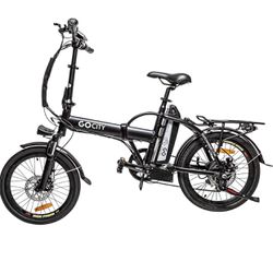 NIB Go Power Folding Electric Bike for Adults, 20” 500W with Removable 48V 10Ah Lithium-Ion Battery