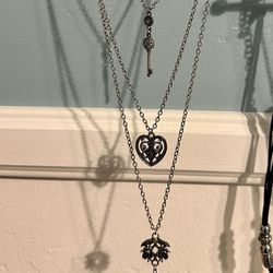3 In 1 Necklace With Pretty Charms 