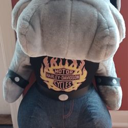 Harley Davidson 31" Tall Stuffed Mascot