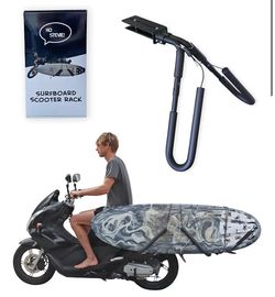 Ho Stevie! Surfboard Rack for Scooter/Moped Ride to Your Surf Spot