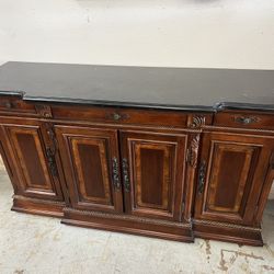 Server buffet/ buffet cabinet marble top / universal funiture / credenza dining server funiture