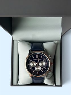 Vince Camuto Chronograph Watch Navy Blue