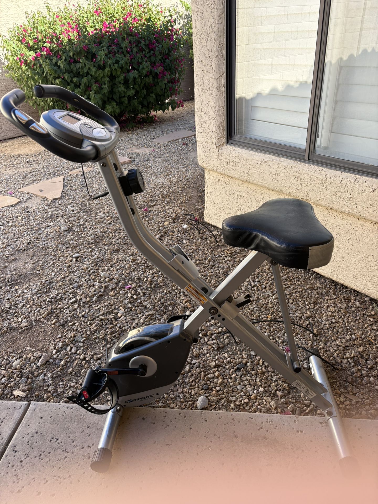 Excerpeutic Folding Exercise Bike Bicycle