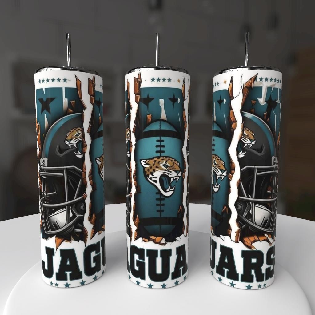 Jacksonville Jaguars Football Tumbler