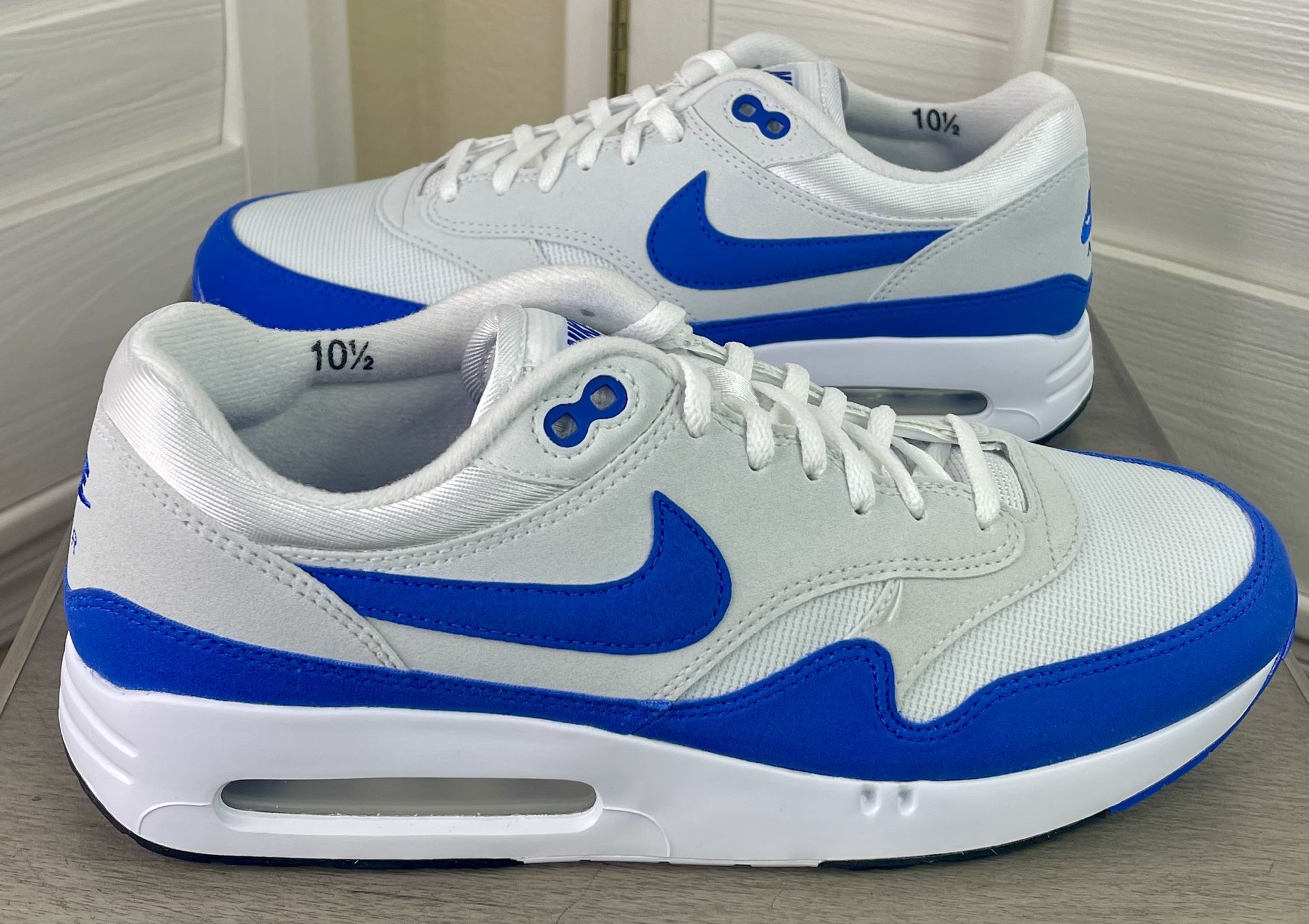 Nike Air Max 1 '86 OG Royal Blue Golf Shoes - DV1403-115 - Men’s Size 10.5 - New