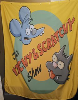 Special Edition Itchy And Scratchy Shower Curtain