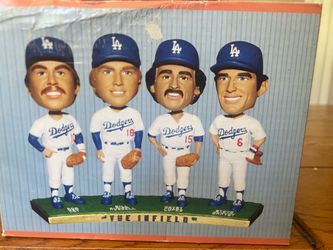 LA Dodgers 'The Infield' Bobblehead Set
