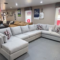 New Hughes Furniture Sectional