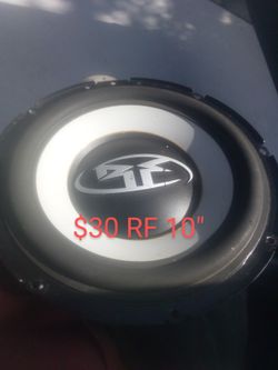 $30 RF 10" Sub