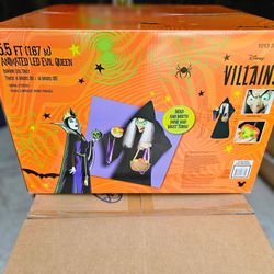Disney Villains 5.5 FT Animated LED Evil Queen Animatronic - Brand New Factory Sealed *Great Bridge*