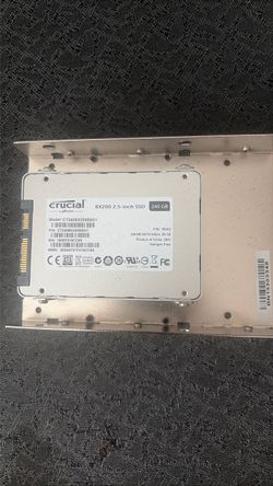 crucial BX200 240 GB 2.5” SATA SSD model CT 240BX 200 SSDI preowned