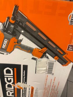 RIDGID Pneumatic 21-Degree 3-1/2 in. Round Head Framing Nailer