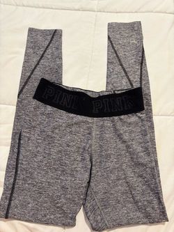 Pink/vs grey leggings
