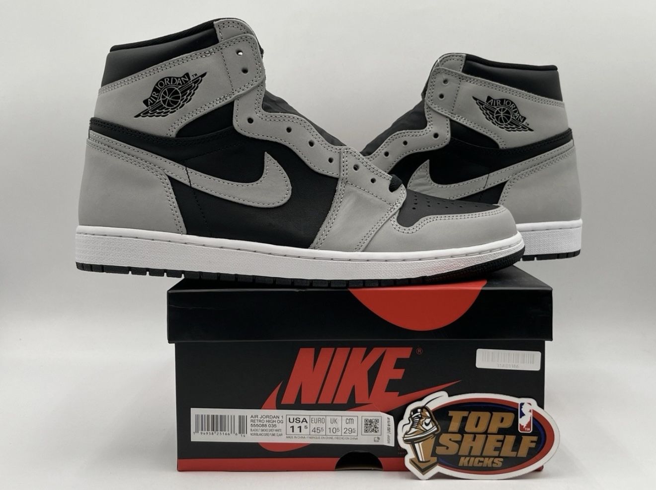 DS Jordan 1 Retro Shadow 2.0 NEW 11.5M