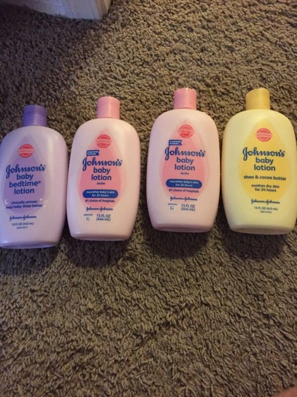 Johnson and Johnson lotions NEVER USED