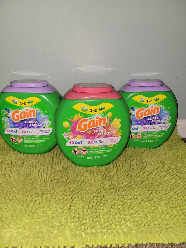 3 Gain Super Flings 25pacs