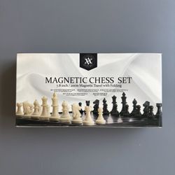 A&A Magnetic Travel Folding Chess Set 7.8 Inches 20cm
