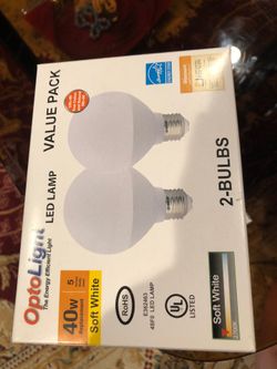 Light bulbs 40w and 25w