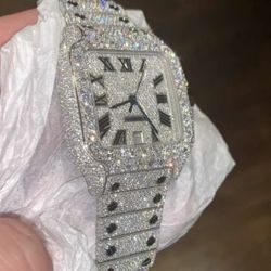VVS quality Diamond Montre Automatic Movement Watch