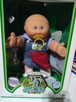 "MARCH 5th DOB' 25th Anniversary Cabbage Patch Kids Boy NIB