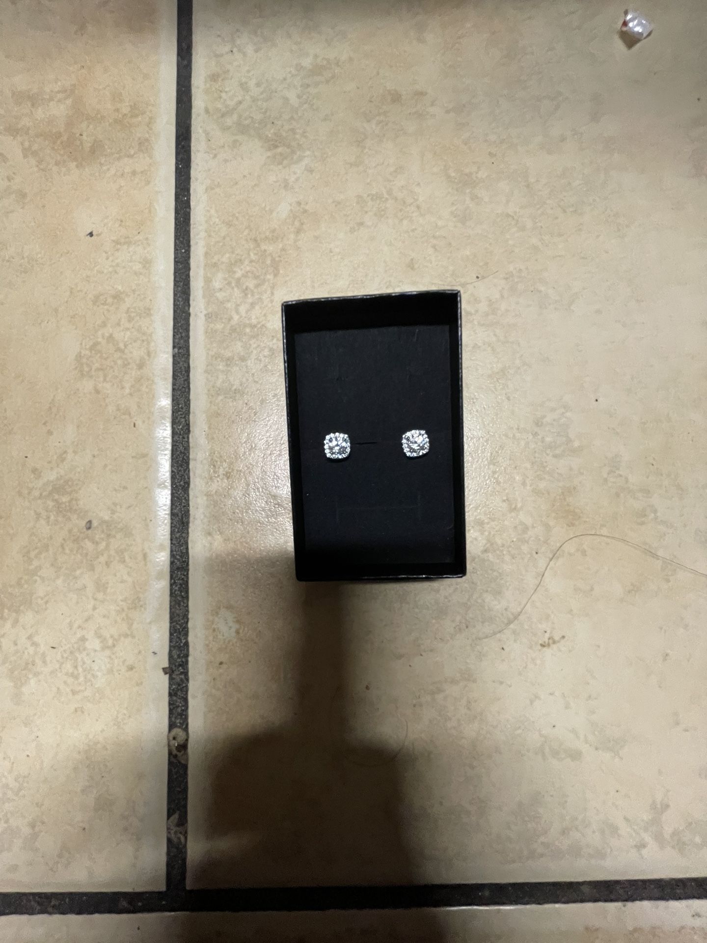 Moissanite Earrings 925 Sliver