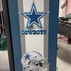 Custom Dallas cowboys refrigerator/free rosckstar fridge