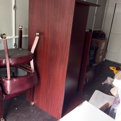 Desk, Conference Table , Chairs, Artwork