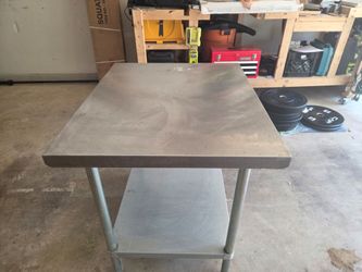 Stainless steel table