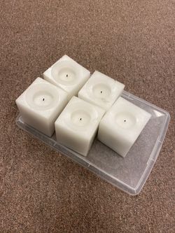 5 Battery operated candles (used) list as parts only