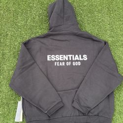 Fear of God Essentials Hoodie Black