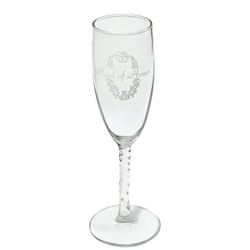 “Made of Honor” Champagne Glass