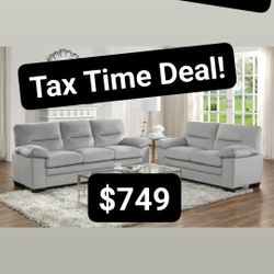 Soft SOFA AND LOVESEAT ! BRAND NEW TAX DEAL