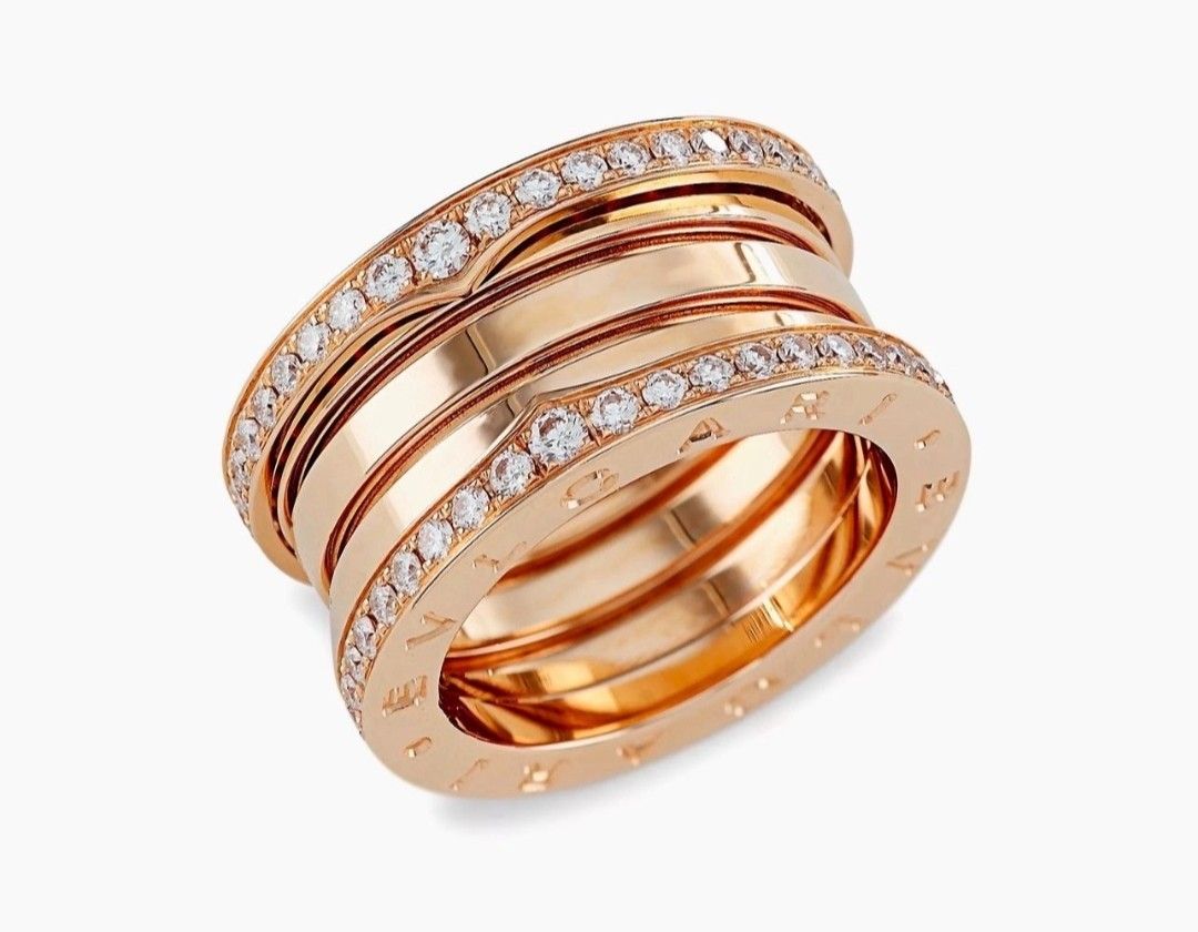 BVLGARI B.zero1 Bands Ring Size: 5 Authentic