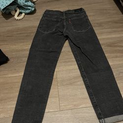 Women’s Levi’s Black Button Fly Jeans Size  26