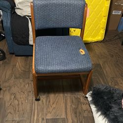 Oak Roller Desk Chair 