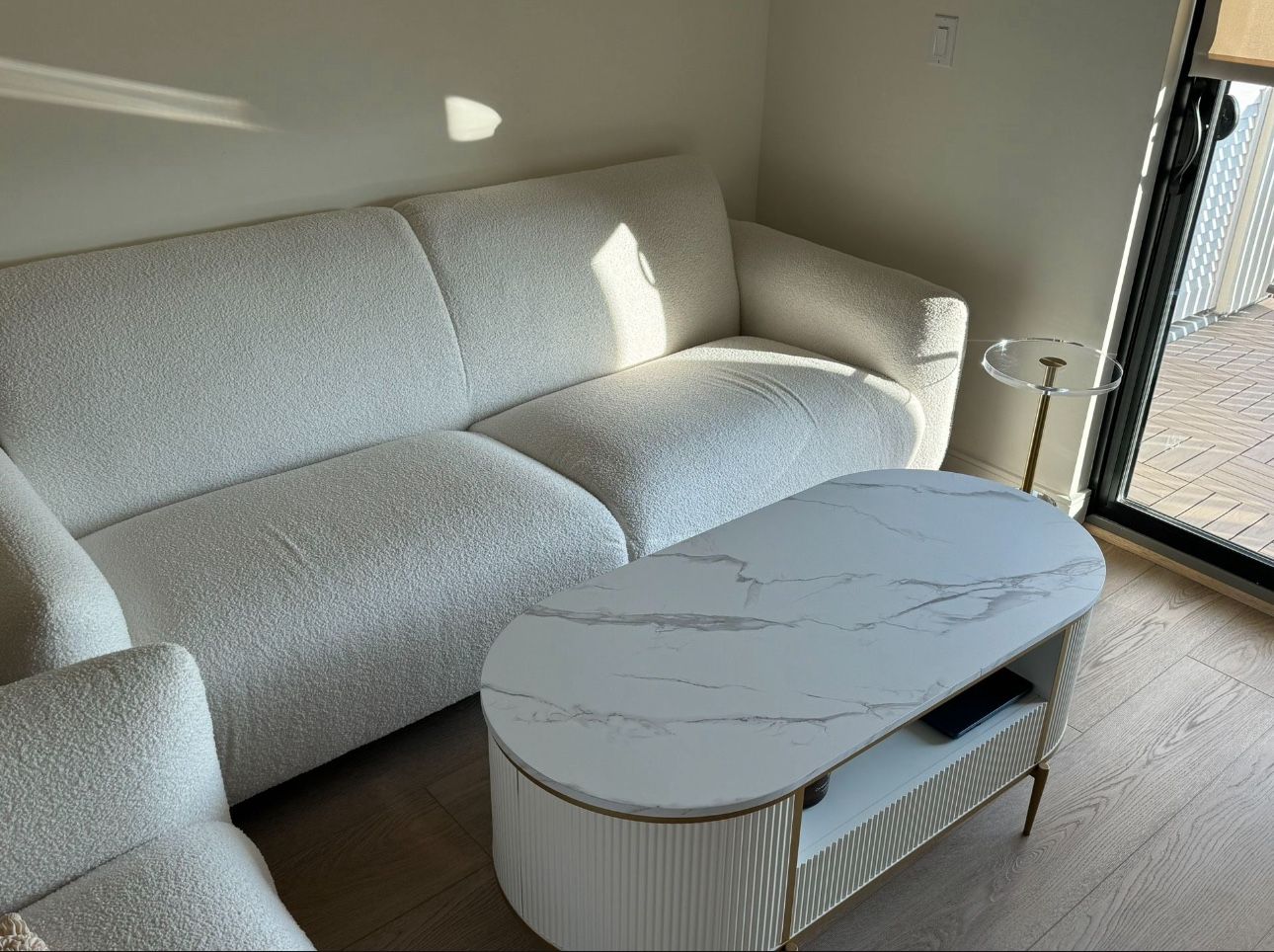 Sofa, Armchair and Coffee Table