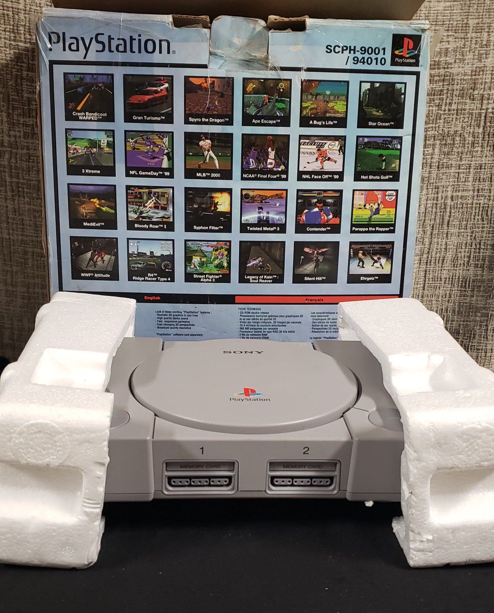 Complete PlayStation 1 PS1 System In Original Box