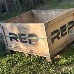 Wooden. Box  Carry Box. Or Garden. Use 