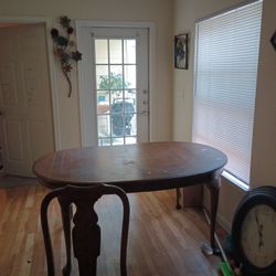 Wooden Table And Chairs 