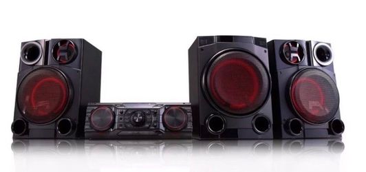LG surround sound system plus 3 subwoofers like new